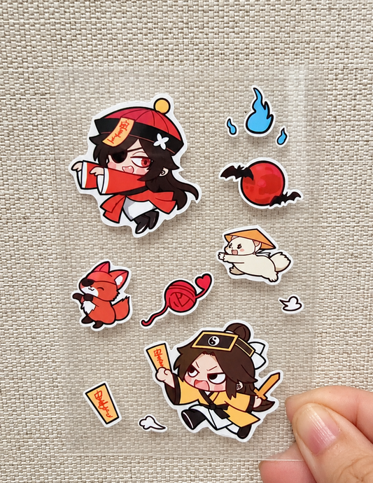 TGCF Hualian Jiangshi Clear Sticker Sheet （in stock）