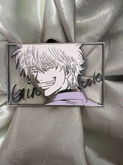 Gintama Enamel Pin | Limited Edition Anime Pins – Gintoki, Kagura, Hijikata