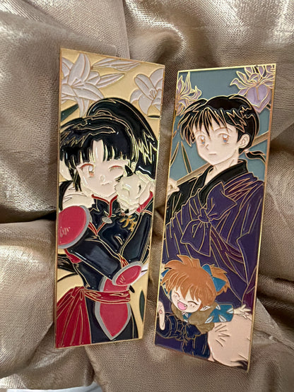 inuyasha Miroku and  Sango Enamel Pins(2pcs) – Rare Limited Edition for Collectors