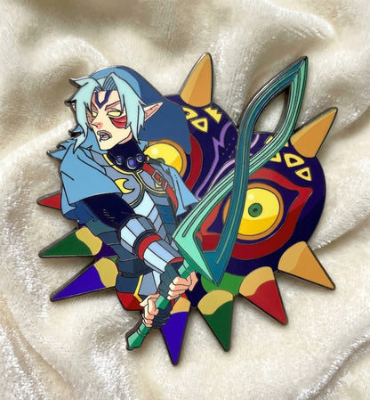 ((Original))The Legend of Zelda: Majora's Mask-Fierce Deity Link Enamel Pin(In stock)