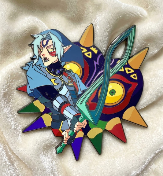 ((Original))The Legend of Zelda: Majora's Mask-Fierce Deity Link Enamel Pin(In stock)