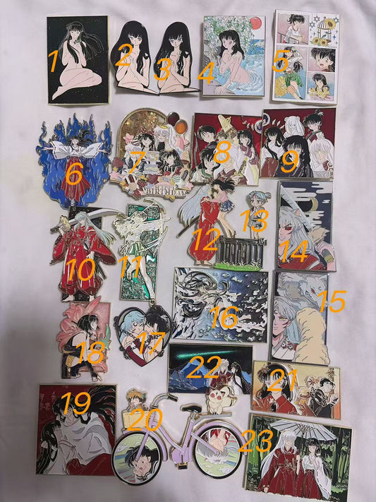 Inuyasha Clearance Pins —  Each $20.99