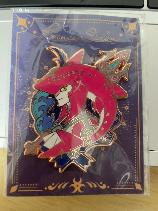 Zelda Sidon Enamel Pin | Zora Prince Collectible Anime Pin