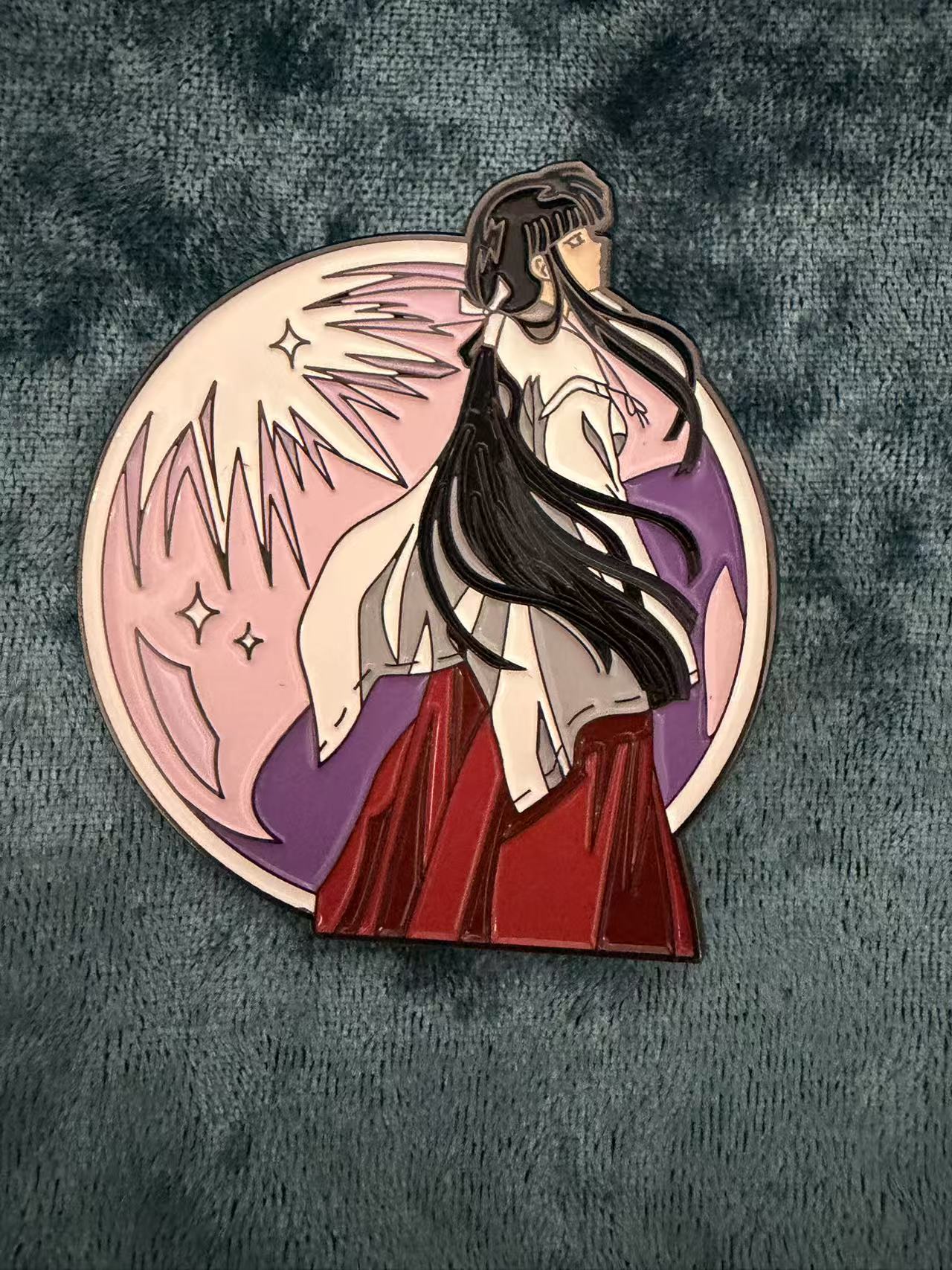 Inuyasha and kikyo  Enamel Pin – Rare Limited Edition for Collector