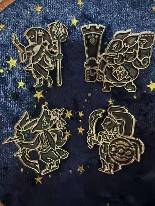 The Legend of Zelda: Four Champions Pins（4pcs）