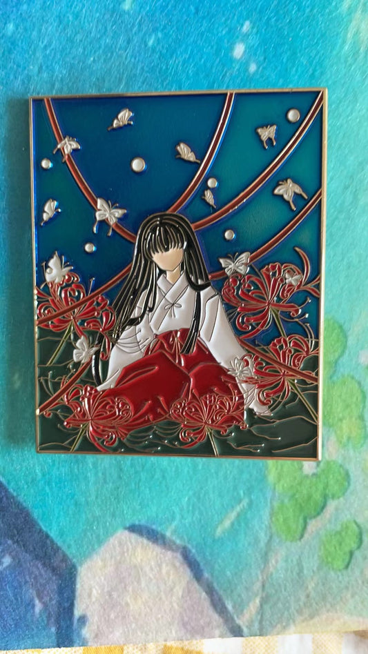 Inuyasha kikyo  Enamel Pins – Rare Limited Edition for Collectors