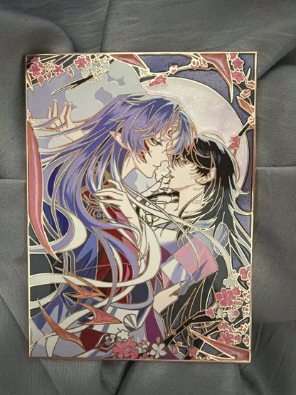 Sesshomaru and Rin hard enamel Pin – Inuyasha Rare Limited Edition for Collectors