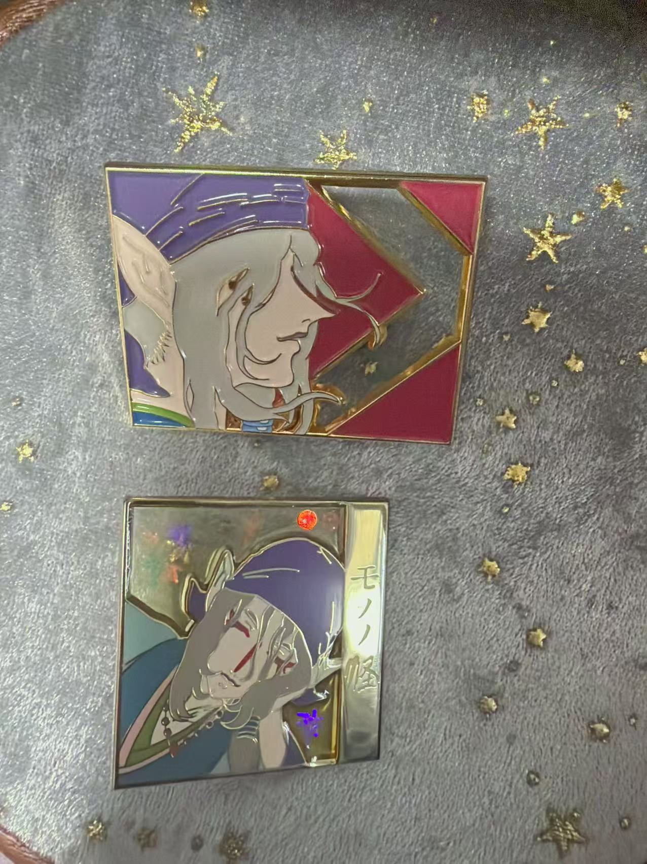 limited edition Mononoke Medicine Seller Hard Enamel Pins(2pcs)