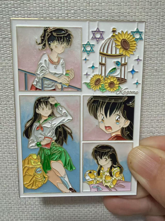 Inuyasha kagome Enamel Pins– Rare Limited Edition for Collectors