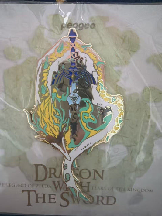 The Legend of Zelda pins:A DRAGON WITH THE SWORD
