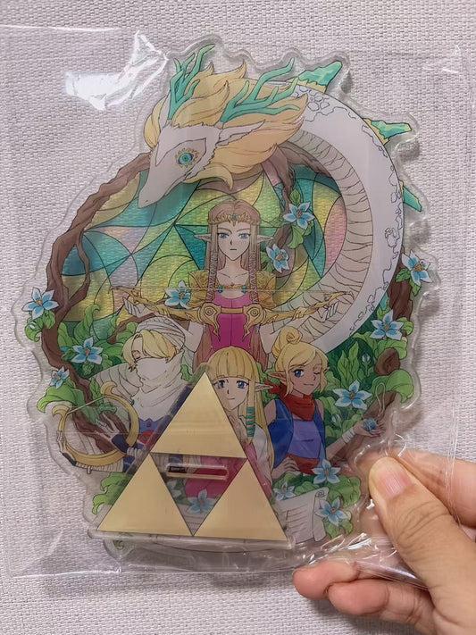 Zelda and link Acrylic Standee