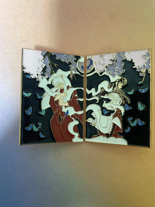 Inuyasha & Kikyo Enamel Pins