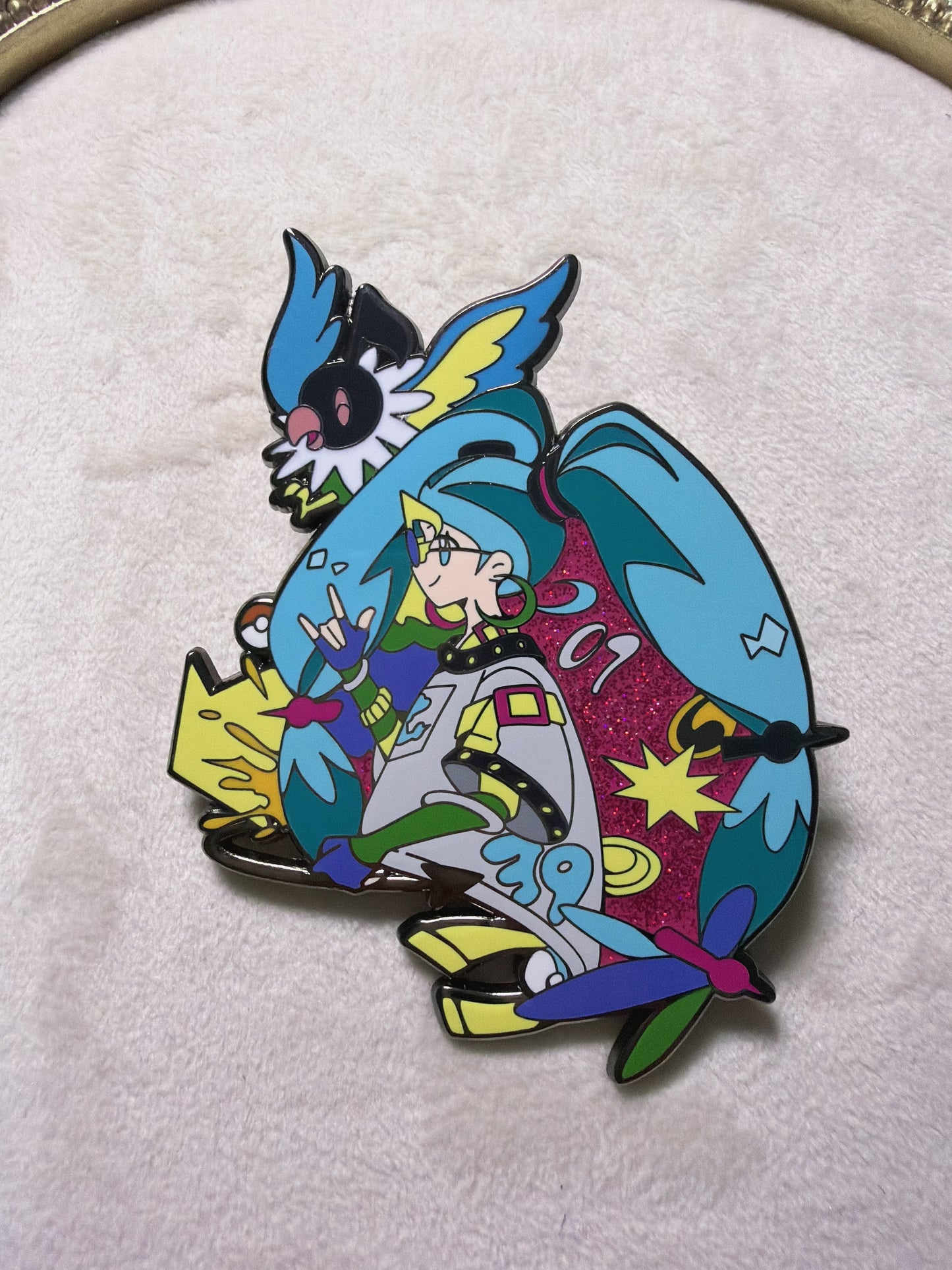 pokemon × Hatsune Miku Fanmade Enamel Pins