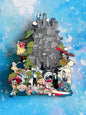 studio Ghibli family portrait-Howl’s Moving Castle Hard Enamel Pin – Collectible Studio Ghibli