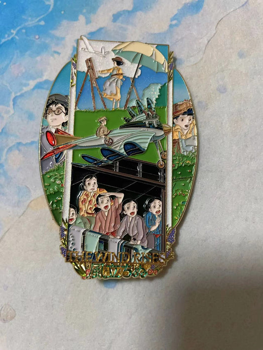 The Wind Rises enamel pin