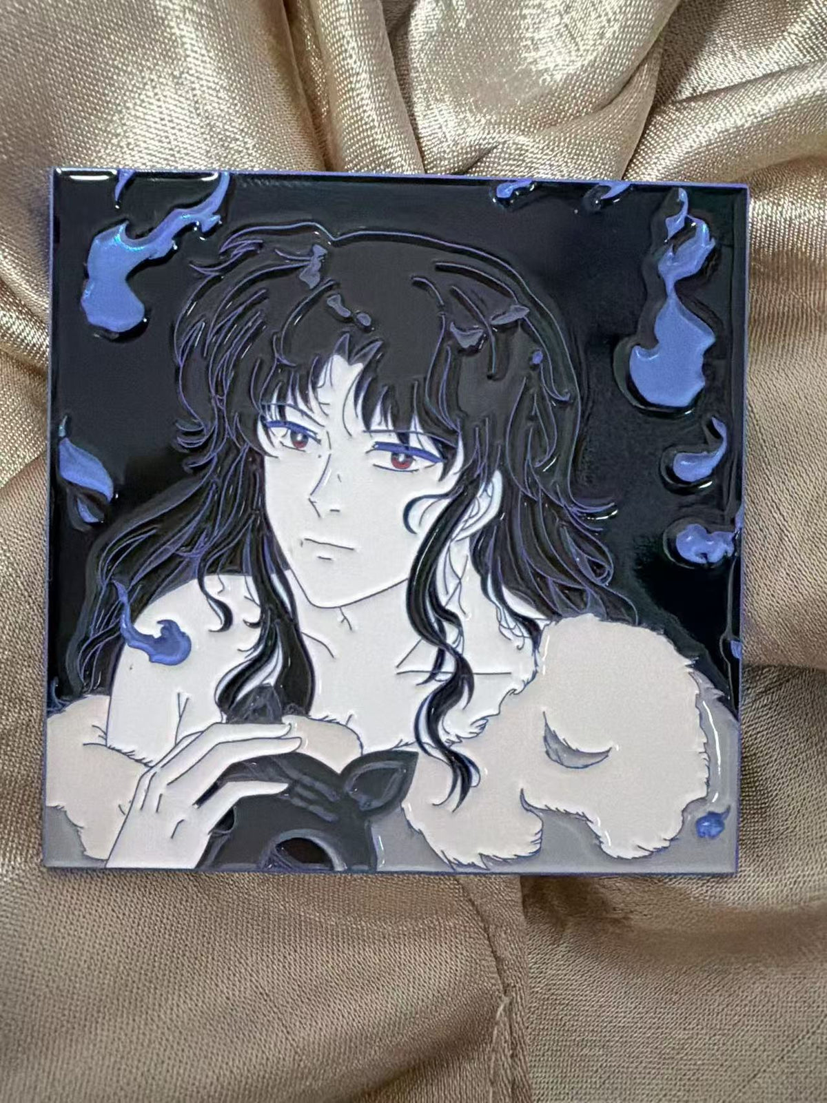 Naraku and kikyo  soft  enamel Pin | Inuyasha Anime Pin