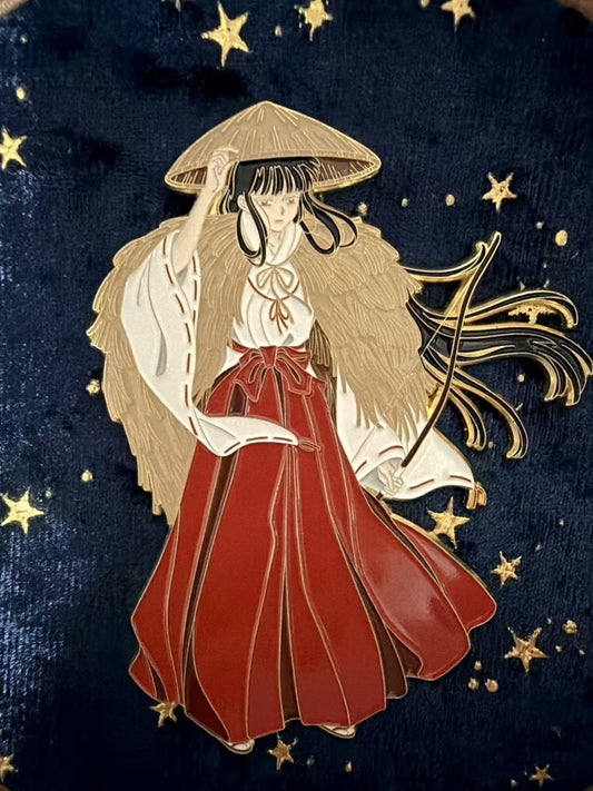 Inuyasha  Kikyo Enamel Pin – Rare Limited Edition for Collectors