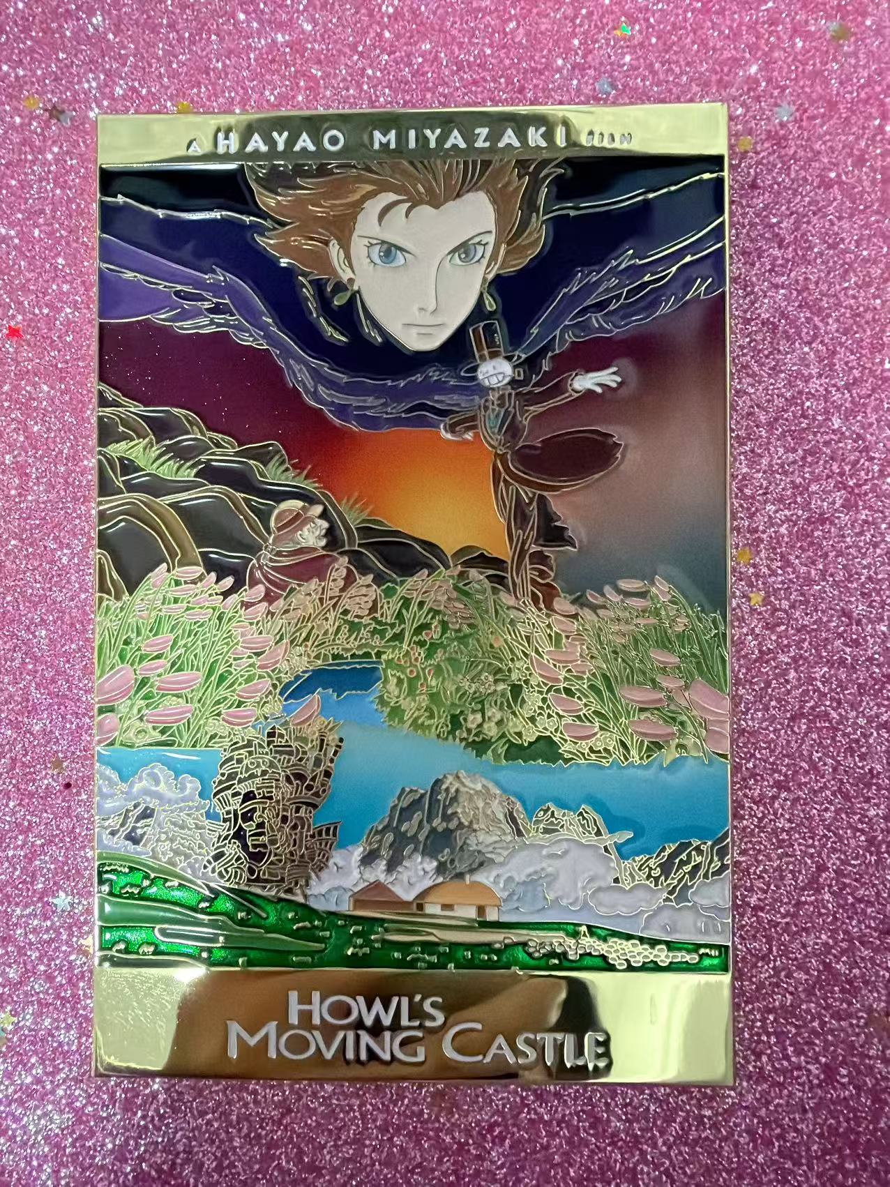 studio Ghibli Howl’s Moving Castle Enamel Pins– Collectible Studio Ghibli