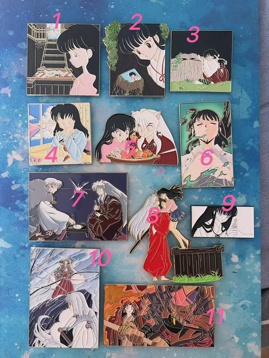 Inuyasha scenes Pins — Each$9.9-$30