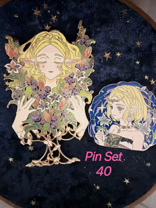 The Legend of Zelda pins(2pcs)