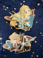 Legend of Zelda and link  hard enamel Pins(2pcs)