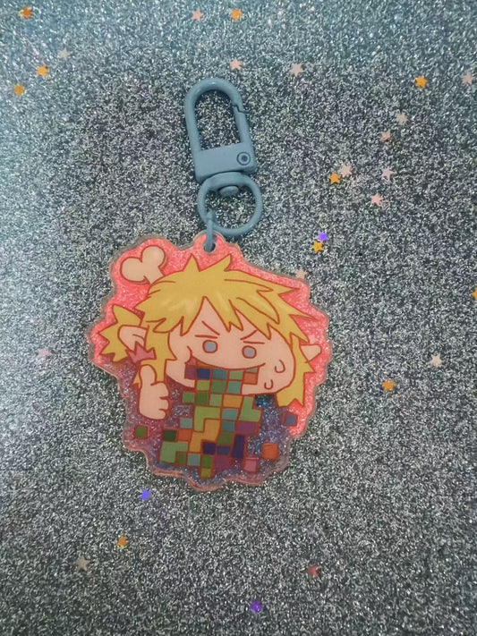 Zelda and link Acrylic keychain