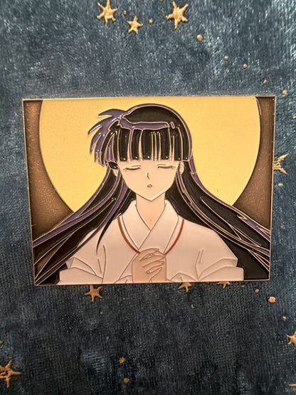 Inuyasha  Kikyo Enamel Pin – Rare Limited Edition for Collectors
