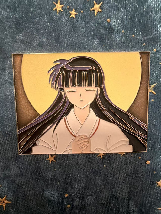Inuyasha  Kikyo Enamel Pin – Rare Limited Edition for Collectors
