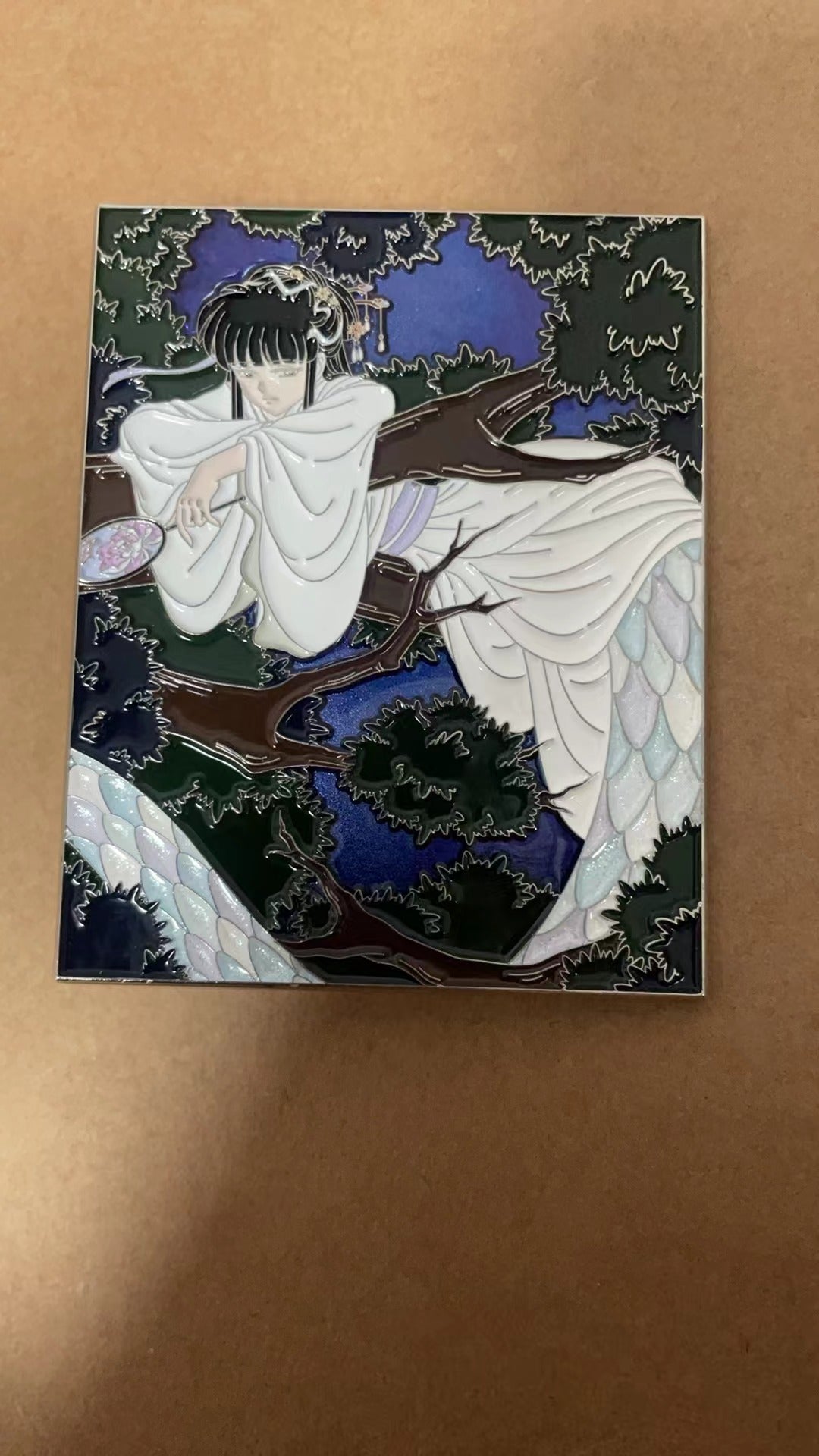 Kikyo Hard Enamel Pin – Inuyasha Inspired Art | Limited Edition Collector’s Pin