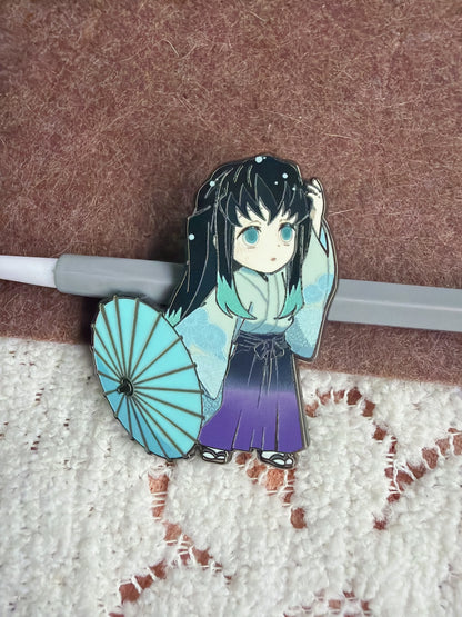 Demon Slayer hard enamal pin