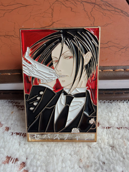 Black Butler enamel pin