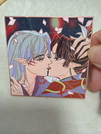 Sesshomaru and Rin hard enamel Pin – Inuyasha Rare Limited Edition for Collectors