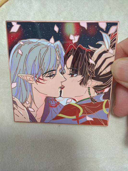 Sesshomaru and Kagura  hard enamel Pin – Inuyasha Rare Limited Edition for Collectors