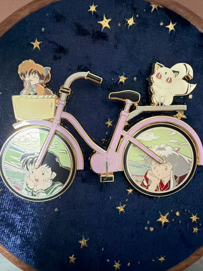 Inuyasha bicycle hard enamel Pins – Rare Limited Edition for Collectors