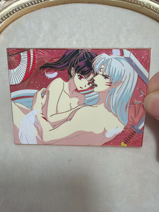 Sesshomaru and Kagura  hard enamel Pin – Inuyasha Rare Limited Edition for Collectors