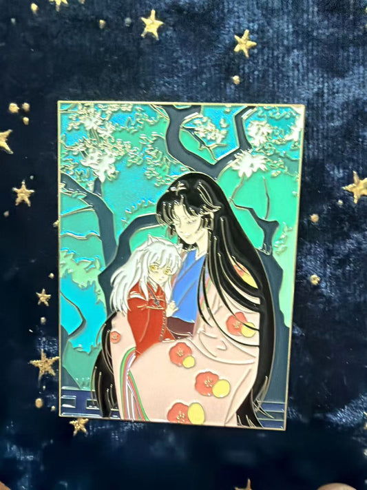 Inuyasha and Izayoi  Enamel Pin Limited Edition Collectible Anime pin