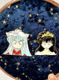 Inuyasha and kagome  Enamel Pins(2pcs) – Rare Limited Edition for Collectors