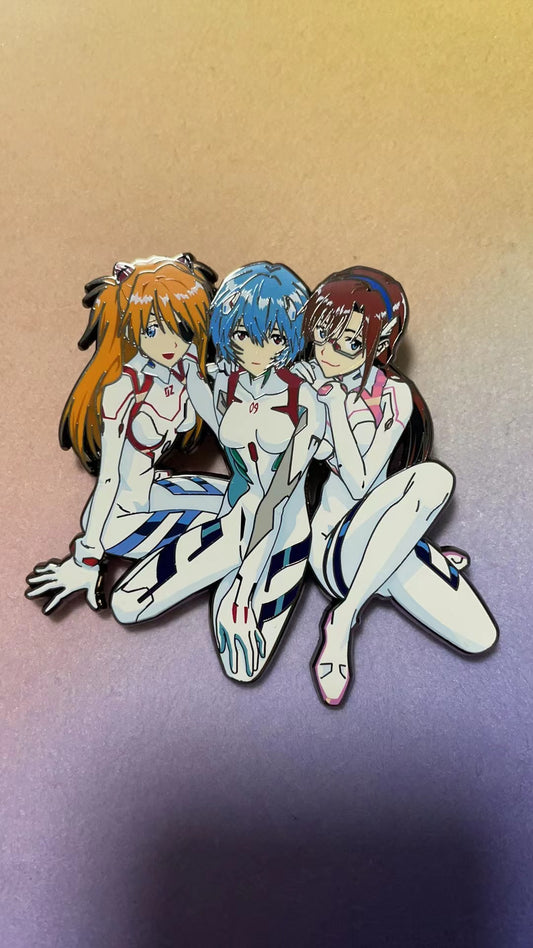 Neon Genesis Evangelion hard enamel pin