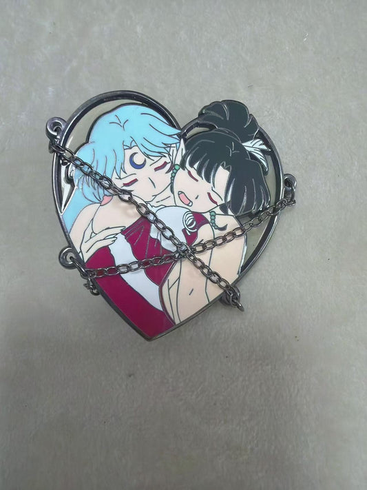 Sesshomaru and Kagura  hard enamel Pin – Inuyasha Rare Limited Edition for Collectors