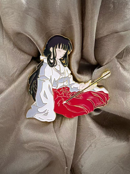 Inuyasha and kikyo enamel Pins – Rare Limited Edition for Collectors