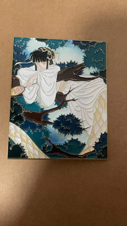 Kikyo Hard Enamel Pin – Inuyasha Inspired Art | Limited Edition Collector’s Pin