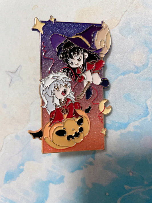 inuyasha Kagome  Enamel Pin – Rare Handmade  Collector's Edition