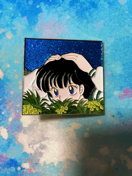 inuyasha Kagome  Enamel Pin – Rare Handmade  Collector's Edition