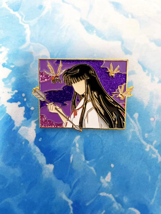 Inuyasha Kikyo Enamel Pin