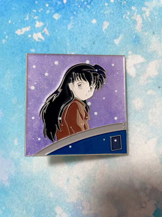 inuyasha Kagome  Enamel Pin – Rare Handmade  Collector's Edition
