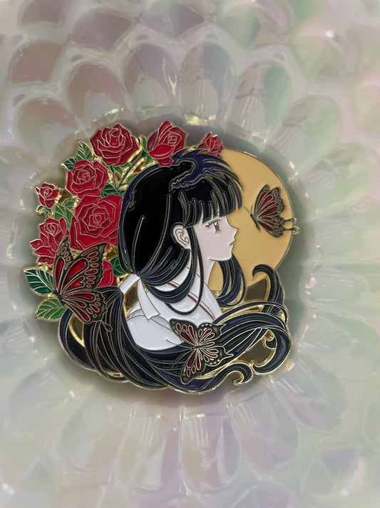 Kikyo Enamel Pin – Inuyasha Anime Hard Enamel Pin | Limited Edition Collectible